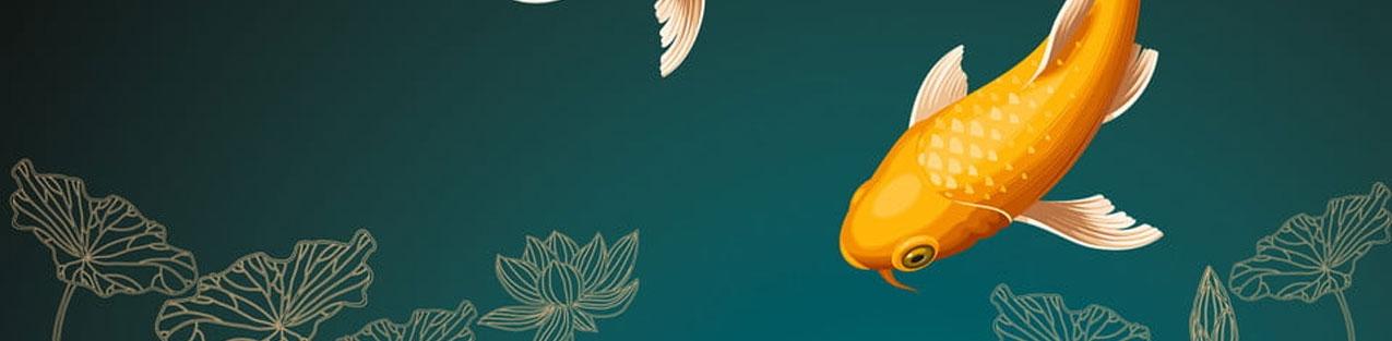 Cá chép hóa rồng phun nước mạnh mẽ, biểu tượng của sự thăng tiến và phú quý