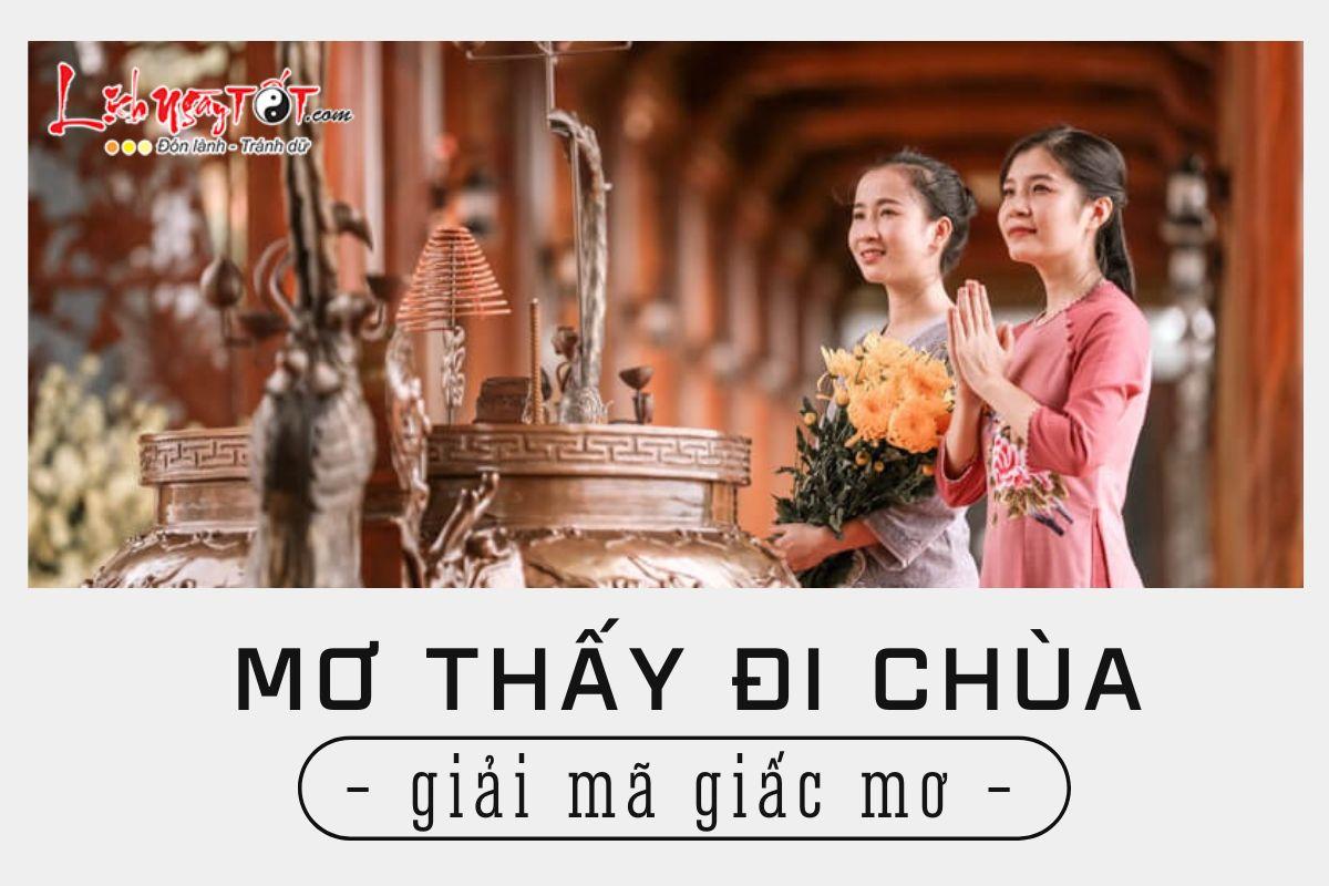 Nằm mơ thấy đi chùa lạy Phật và được ban lộc